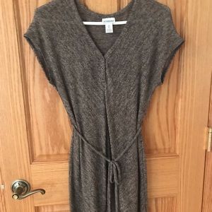 Brown Knit Tunic